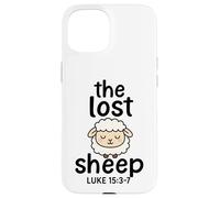 La citazione della Bibbia di pecora perduta - Luca 15 3 7 Custodia per iPhone 15