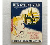 La città d'oro Kristina Söderbaum, Eugen Klöpfer 1942 Danish Movie Program