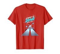 La Classe del 2040 Grow with Me Il Viaggio Inizia Ora Maglietta, Uomo, Rosso, 3XL