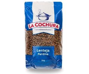 La Cochura Lenticchie Pardine, 1 kg, Non Necessitano di Ammollo, Confezione da 3