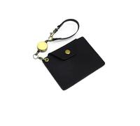La coda della carta di credito Coperture for badge identificativi da lavoro d'ufficio Porta carte d'identità in vera pelle Portafoglio con cordino retrattile Etichetta for borsa for studenti Semplice