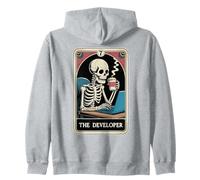 La codifica dell'ingegnere del Software del Programmatore della Carta dei tarocchi dello sviluppatore Felpa con Cappuccio