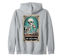 La codifica dell'ingegnere del Software del Programmatore della Carta dei tarocchi dello sviluppatore Felpa con Cappuccio