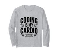 La codifica è Il Mio Umorismo G ivertente Programmatore Cardio Maglia a Manica
