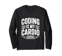 La codifica è Il Mio Umorismo G ivertente Programmatore Cardio Maglia a Manica