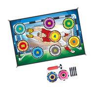 La collezione di giochi di calcio per bambini include una grande tavola da appendere e 2 palloni da calcio per uso interno ed esterno, multi colore