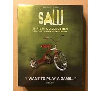 La collezione Saw 8-Film include 7 pellicole non classificate + puzzle con coperchio antiscivolo (Blu-Ray + DVD)
