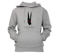 La Collina dei Conigli Giù Unisex Uomo Donna Felpa con Cappuccio Pullover Grigio Dimensioni L Unisex Men's Women's Hoodie Grey Large Size L