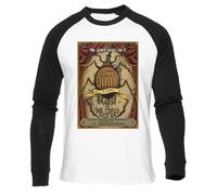 La Collina: Un Ospite per Il Signor Ragno T-Shirt Bianca da Baseball Unisex Nera Manica Lunga Unisex White Baseball T-Shirt Black Long Sleeve