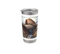 La colomba inviata dall'arca Gustave Dore Bicchiere termico in acciaio inox doppia parete