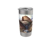La colomba inviata dall'arca Gustave Dore Bicchiere termico in acciaio inox doppia parete
