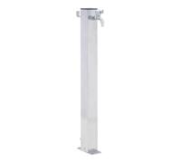 La Colonna D'acqua Da Giardino Quadrata In Acciaio Inossidabile 60 Cm Con Rubinetto È Adatta For Giardini E Cortili Pompowanie O DużEj Mocy