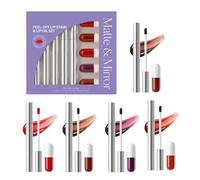La Colorazione Del Labbro Si Stacca - 10 Pezzi LIP E TINTA | Colorazione Del Rossetto Durevole | Specchio Rossetto Tint Set Per Le Donne Routine Di Bellezza Routine Di Routine Giornaliera Wedding