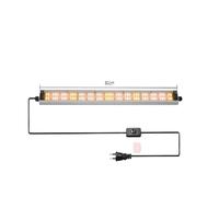La coltura Lm301H EVO LED coltiva la luce tubo bar spettro completo LED lampada fito for la crescita e piante in tenda da fiore interna,Risparmia Elettricità(3000K 5000K 660NM,60W)
