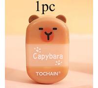 La combinazione di penna, taglierina e gomma 1Pccapybara è per istituzioni scolastiche, luoghi di lavoro, premi e rappresenta un regalo e unico.
