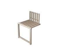La comoda sedia da scrivania pieghevole in legno for esterni, portatile e invisibile, piccola sedia da doccia pieghevole for camera da letto for adulti e sgabello for cambio scarpe ultra sottile all'e