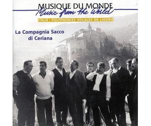 La Compagnia Sacco di Ceriana Italy: Vocal Polyphonies from Liguria (CD)
