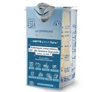 La Compagnie Du Bicarbonato - Bicchiere dosatore per tutto trasparente, 8 ricette ecologiche incluse, ingredienti per bucato, utensili riutilizzabili - Misuratore ecologico