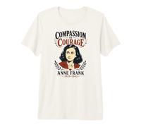 La compassione è Coraggio Anne Frank 1929-1945 Maglietta Premium