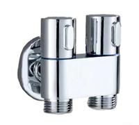 La compatibilità regolabile perfetta di tutti i rubinetti in rame garantisce un'esperienza di connessione senza interruzioni (doppia uscita argento)