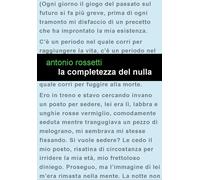 La completezza del nulla. L'uomo nuovo - [Project]
