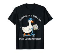 La comunicazione è connessione SLP Logopedista Silly-Goose Maglietta