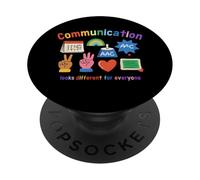 La comunicazione sembra diversa per tutti AAC PopSockets PopGrip Adesivo
