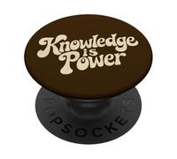 La conoscenza è potere. Positività PopSockets PopGrip Adesivo