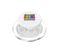 La conoscenza non ha etichette Rainbow Books Education Pride PopSockets PopGrip per MagSafe