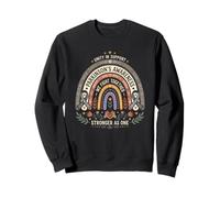 La consapevolezza del Parkinson Boho Rainbow Combattiamo Insieme Felpa