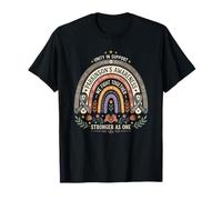 La consapevolezza del Parkinson Boho Rainbow Combattiamo Insieme Maglietta