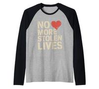 La consapevolezza della Tratta di Esseri Umani Ferma Lo sfruttamento Maglia con Maniche Raglan