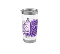 La consapevolezza dell'Alzheimer che ricorderò per te Bicchiere termico in acciaio inox doppia parete