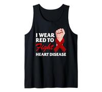 La consapevolezza delle malattie cardiache Indossa Il Supporto Cardiaco delle Donne Rosse Canotta