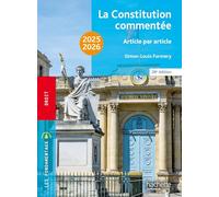 La Constitution commentée article par article