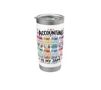 La contabilità è il mio scherzo fiscale contabile finanziario contabile Bicchiere termico in acciaio inox doppia parete
