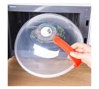 La copertura antispruzzo for microonde di terza generazione, copertura antispruzzo trasparente addensata con manico, copertura for alimenti senza BPA