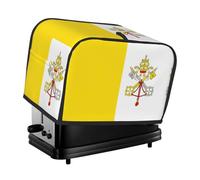 La copertura per tostapane con bandiera del Vaticano è adatta per 2 piccole coperture per tostapane con ampi slot e viene fornita con una tasca per soddisfare diverse esigenze di cottura.