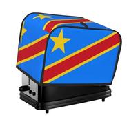 La copertura per tostapane Flag of the Congo è adatta per 2 piccole coperture per tostapane con ampi slot e viene fornita con una tasca per soddisfare diverse esigenze di cottura.