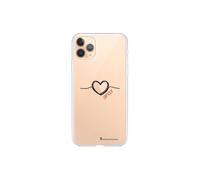 LA COQUE FRANCESE Coque 360 compatibile iPhone 11 Pro - Modello: Cuore Nero Amore