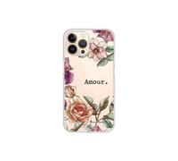 LA COQUE FRANCESE Coque 360 compatibile iPhone 13 Pro - Modello: Amore nei fiori