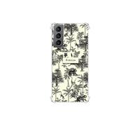 LA COQUE FRANCESE Coque morbida rinforzata compatibile con Galaxy S21 5G - Modello: Botanic Evasion