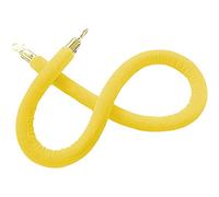 la corda di velluto, Corda for montanti in velluto con ganci for il controllo della folla, dimensioni multiple multicolori(Yellow,7ft/215cm)