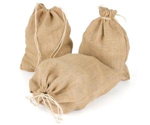 La Cordeline 3 sacchetti in tela iuta, 26 x 30 cm, riutilizzabile, per verdure, conservazione e conservazione della cucina