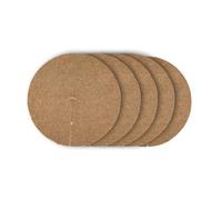 La cordeline 5 Dischi di pacciamatura in Fibra di Cocco Naturale, Ø 30 cm, 900 g/m², Tappetino di Protezione Contro Le Erbe Cattive, Isolamento Termico e Protezione Naturale delle Piante