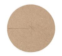 La Cordeline CJN10E Lotto di 2 Dischi di pacciamatura in Feltro Iuta Diametro 30 cm 700 grs/m²