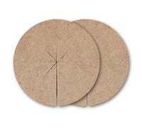 La Cordeline CJN10M Lotto di 2 Dischi di pacciamatura in Feltro Iuta Diametro 16 cm 700 grs/m²