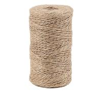 La Cordeline CJN23N Spago vite rinforzato con filo d'acciaio iuta naturale/metallo 10 cm