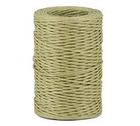 La cordeline CJN25G - Filo di Ferro Kraft, Tinta Oliva, Lunghezza 100 m, per Poesia di Carta, bricolage, Giardinaggio, Roll 150 g, Ø 1,8 mm ± 100 m, Colore: Verde
