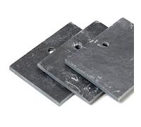 La cordeline CJNAD1 3 Etichette Ardesia Naturale 5,0 x 7,0 cm